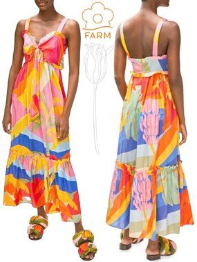 Farm Rio Tropical Sunset Maxi